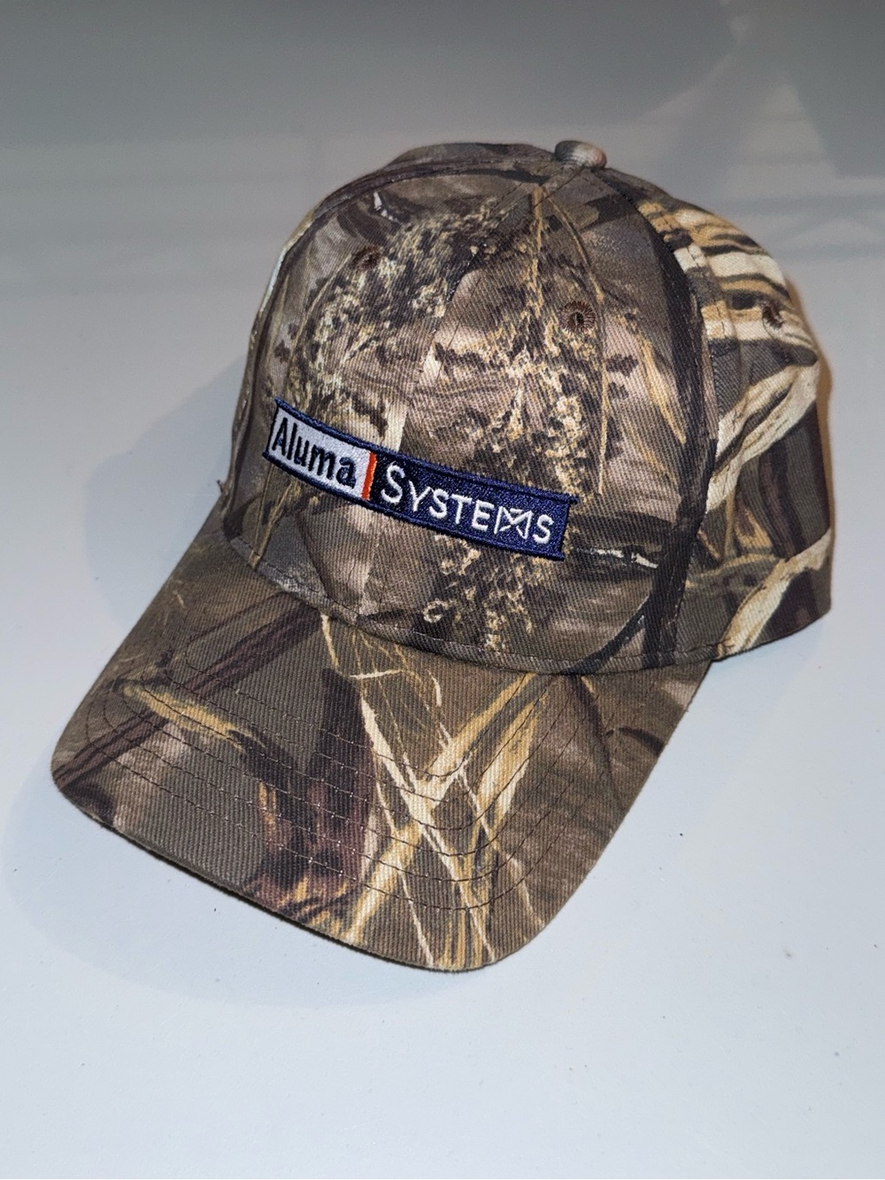 Camouflage strapback hat